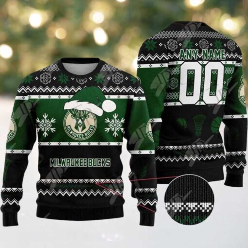 NBA Milwaukee Bucks Special Personalized Christmas 2025 Holiday Ugly Christmas Sweater