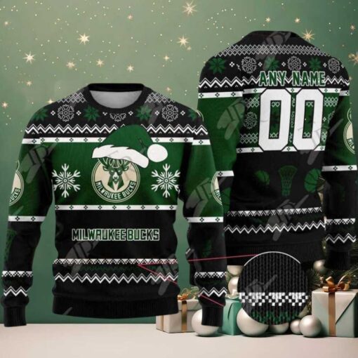 NBA Milwaukee Bucks Special Personalized Christmas 2025 Holiday Ugly Christmas Sweater