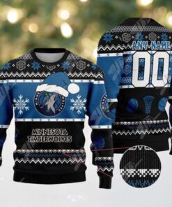 NBA Minnesota Timberwolves Special Personalized Christmas 2025 Holiday Ugly Christmas Sweater