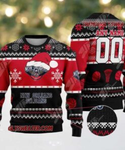 NBA New Orleans Pelicans Snowy Howl Ugly Christmas Sweater