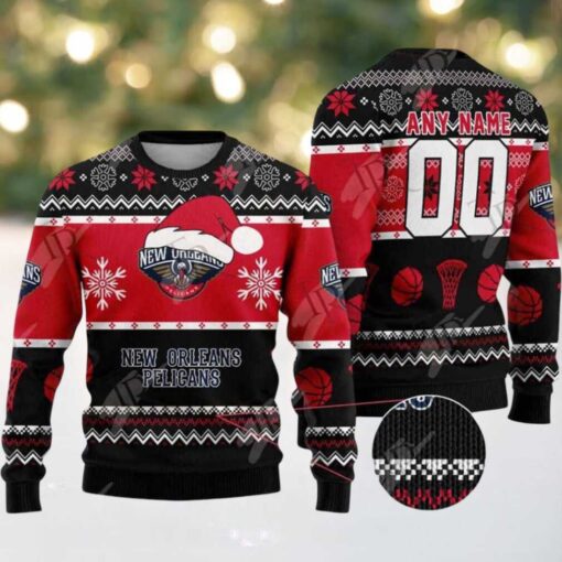 NBA New Orleans Pelicans Special Personalized Christmas 2025 Holiday Ugly Christmas Sweater