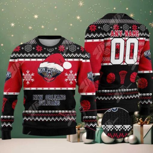 NBA New Orleans Pelicans Special Personalized Christmas 2025 Holiday Ugly Christmas Sweater