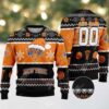 NBA Brooklyn Nets Special Custome Name And Number 2025 Knitted Ugly Christmas Sweater