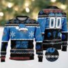 NBA Oklahoma City Thunder Snowy Hoops Ugly Christmas Sweater