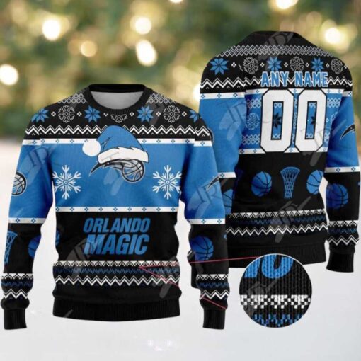 NBA Orlando Magic Special 2025 Personalized Christmas Ugly Christmas Sweater Gift For Men And Women