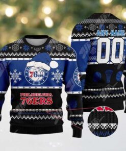 NBA Philadelphia 76ers Special 2025 Personalized Christmas Ugly Christmas Sweater Gift For Men And Women