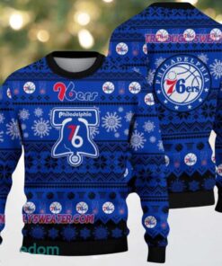 NBA Philadelphia 76ers Winter Wonderland Ugly Christmas Sweater