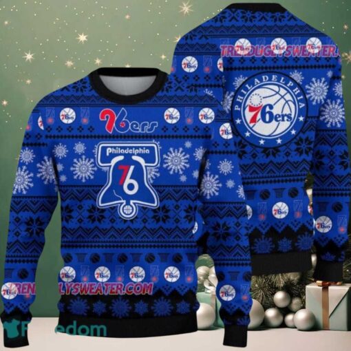 NBA Philadelphia 76ers Winter Wonderland Ugly Christmas Sweater