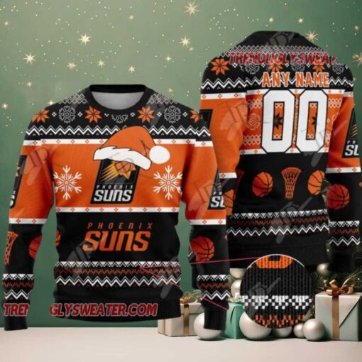 NBA Phoenix Suns Christmas Game Day Ugly Christmas Sweater