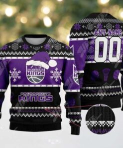 NBA Sacramento Kings Special 2025 Personalized Christmas Ugly Christmas Sweater Gift For Men And Women