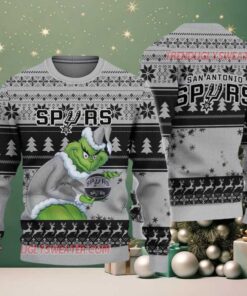 NBA San Antonio Spurs Grinch Stolen Ugly Christmas Sweater
