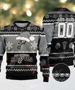 NBA San Antonio Spurs Special 2025 Personalized Christmas Ugly Christmas Sweater Gift For Men And Women