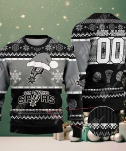 NBA San Antonio Spurs Special 2025 Personalized Christmas Ugly Christmas Sweater Gift For Men And Women