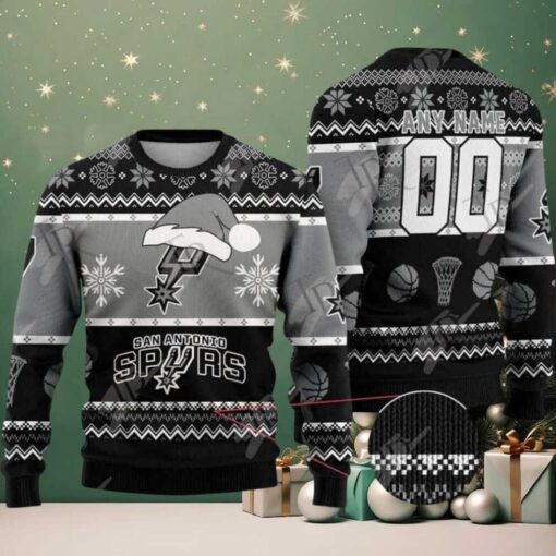 NBA San Antonio Spurs Special 2025 Personalized Christmas Ugly Christmas Sweater Gift For Men And Women