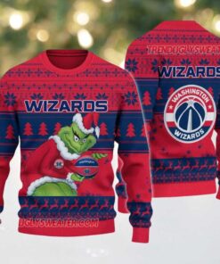 NBA Washington Wizards Grinch Stolen Ugly Christmas Sweater