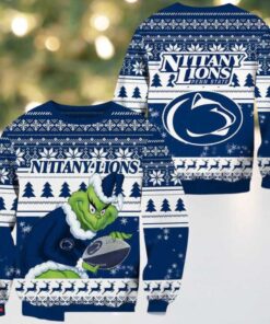 NCAA Penn State Nittany Lions x Grinch New Design Ugly Xmas Sweater