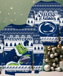 NCAA Penn State Nittany Lions x Grinch New Design Ugly Xmas Sweater