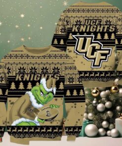 NCAA UCF Knights x Grinch New Design Ugly Xmas Sweater