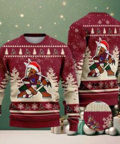 NHL Arizona Coyotes Special 2025 Personalized Christmas Ugly Christmas Sweater Gift For Men And Women