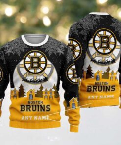 NHL Boston Bruins Hockey New Design Litmited Christmas Ugly Sweater