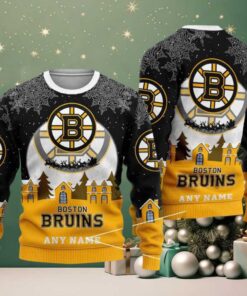 NHL Boston Bruins Hockey New Design Litmited Christmas Ugly Sweater
