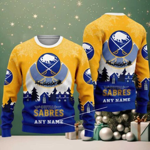 NHL Buffalo Sabres Hockey New Design Litmited Christmas Ugly Sweater