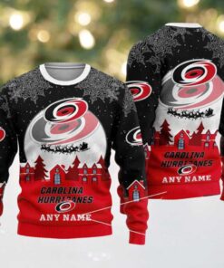 NHL Carolina Hurricanes Hockey New Design Litmited Christmas Ugly Sweater