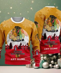 NHL Chicago Blackhawks Hockey New Design Litmited Christmas Ugly Sweater