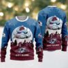 NHL Chicago Blackhawks Personalized Snow Tree Ugly Christmas Sweater