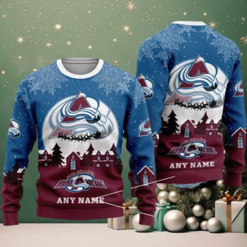 NHL Colorado Avalanche Hockey New Design Litmited Christmas Ugly Sweater