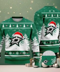 NHL Dallas Stars Personalized Name Christmas Design Ugly Sweater ST2301 NHL Dallas Stars Personalized Name Christmas Design Ugly Sweater ST2301