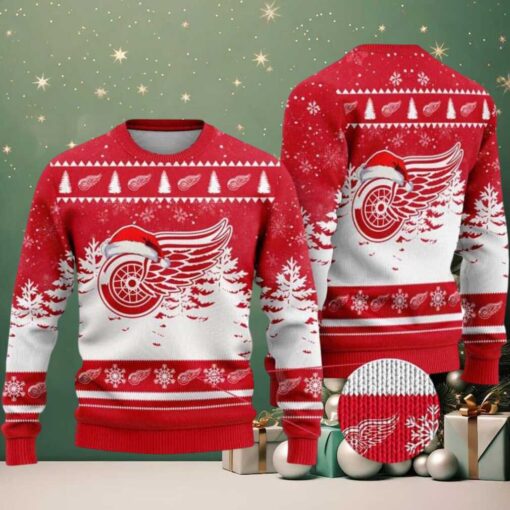 NHL Detroit Red Wings Special 2025 Knitted Ugly Christmas Sweater