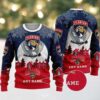 NHL Anaheim Ducks Personalized Name Christmas Ugly Sweater Design ST2306