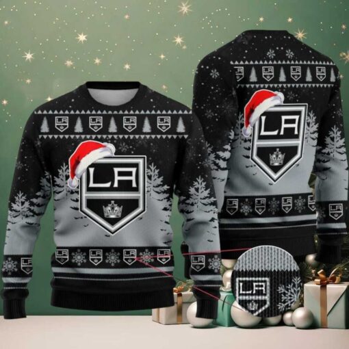 NHL Los Angeles Kings Personalized Name Christmas Design Ugly Sweater ST2301