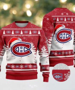 NHL Montreal Canadiens Special Personalized Christmas 2025 Holiday Ugly Christmas Sweater
