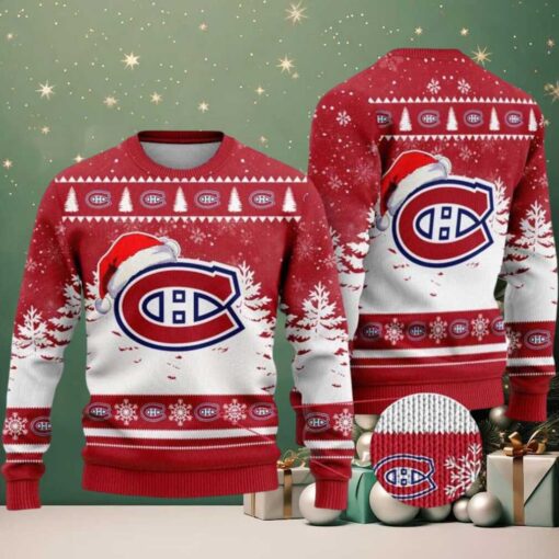 NHL Montreal Canadiens Special Personalized Christmas 2025 Holiday Ugly Christmas Sweater