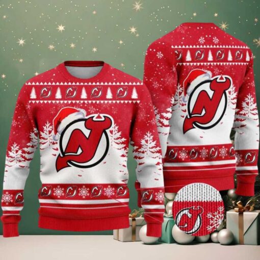 NHL New Jersey Devils Special Personalized Christmas 2025 Holiday Ugly Christmas Sweater