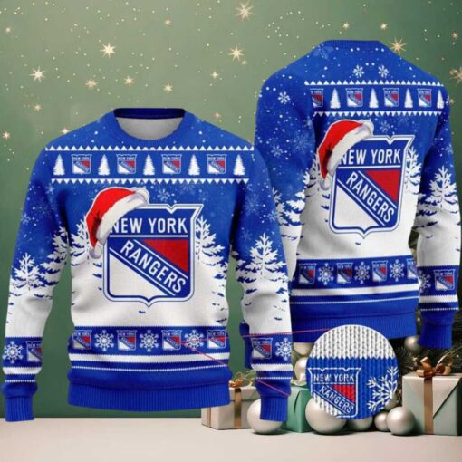 NHL New York Rangers Special Personalized Christmas 2025 Holiday Ugly Christmas Sweater