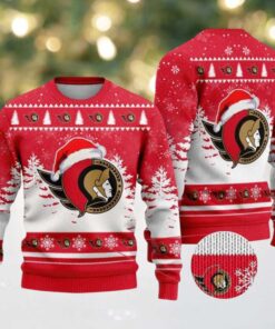 NHL Ottawa Senators Special 2025 Personalized Christmas Ugly Christmas Sweater Gift For Men And Women