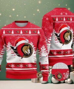 NHL Ottawa Senators Special 2025 Personalized Christmas Ugly Christmas Sweater Gift For Men And Women
