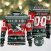 NHL San Jose Sharks Mascot Fiery Skates Ugly Christmas Sweater