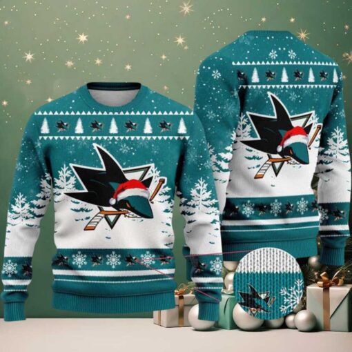 NHL San Jose Sharks Special Ugly Christmas Sweater Gift For Holiday 2025