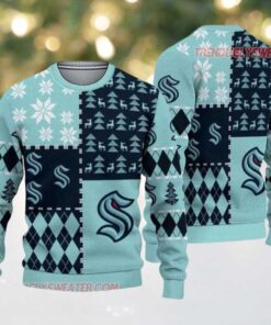 NHL Seattle Kraken Ice Hockey Ugly Christmas Sweater