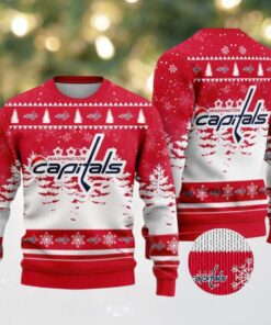 NHL Washington Capitals Special Personalized Christmas 2025 Holiday Ugly Christmas Sweater