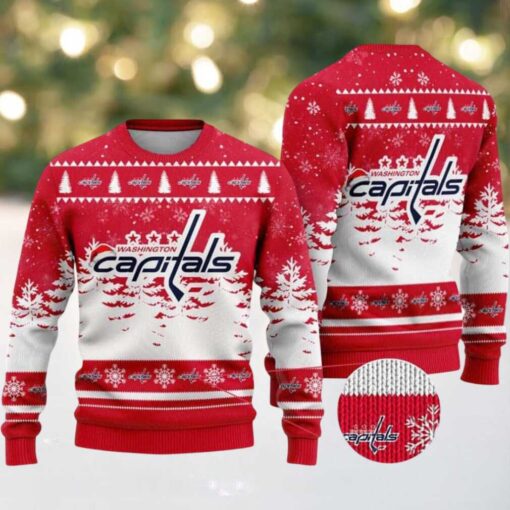 NHL Washington Capitals Special Personalized Christmas 2025 Holiday Ugly Christmas Sweater