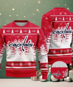 NHL Washington Capitals Special Personalized Christmas 2025 Holiday Ugly Christmas Sweater