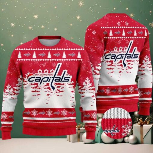 NHL Washington Capitals Special Personalized Christmas 2025 Holiday Ugly Christmas Sweater