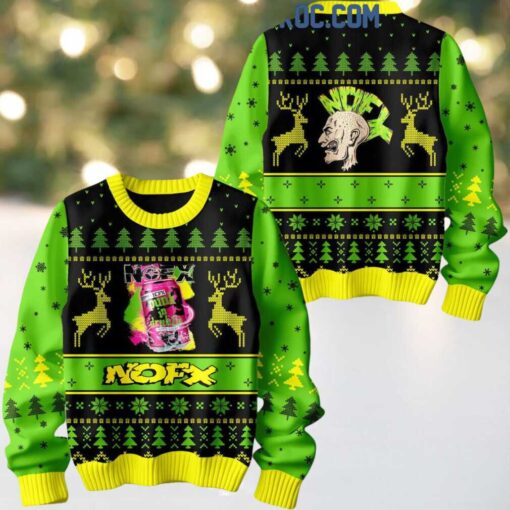 NOFX The Idiots Are Taking Over Merry Christmas 2024 Ugly Sweater