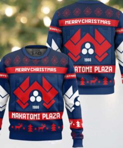 Nakatomi Plaza Die Hard Ugly Christmas Sweater Nakatomi Plaza Die Hard Ugly Christmas Sweater