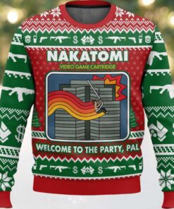 Nakatomi Video Game Ugly Christmas Sweater Nakatomi Video Game Ugly Christmas Sweater